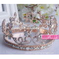 AB rhinestone alloy bridal fashion jewelry crowns and tiaras